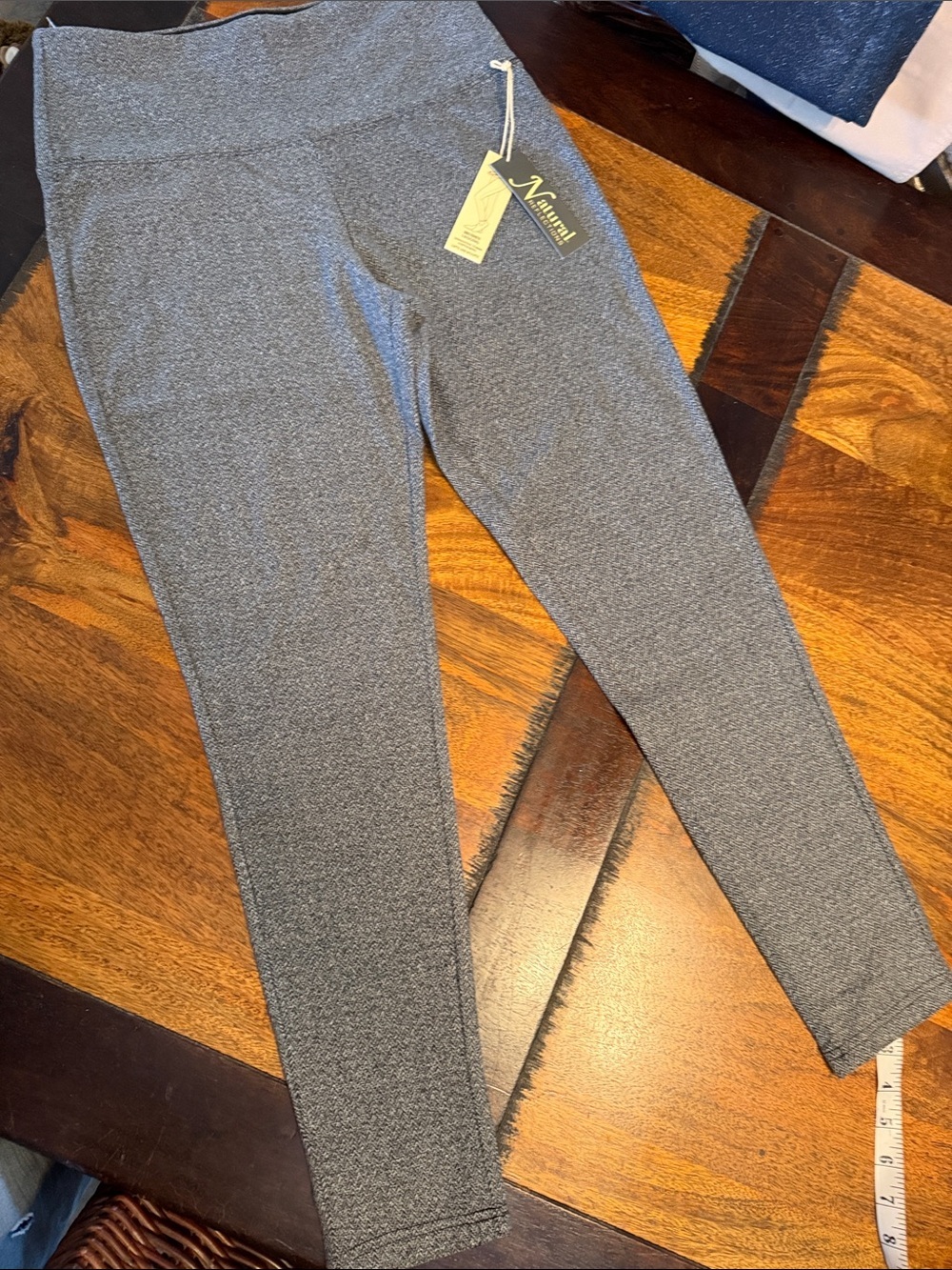 Natural Reflections brushed cotton leggings with tummy control NWTs size Med